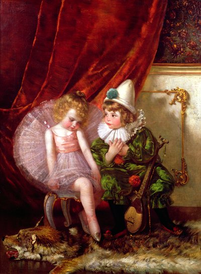Pierrot and Pierrette by Edmond Louyot